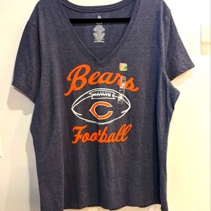 Women's NFL Chicago Bears v-neck shirt NWT